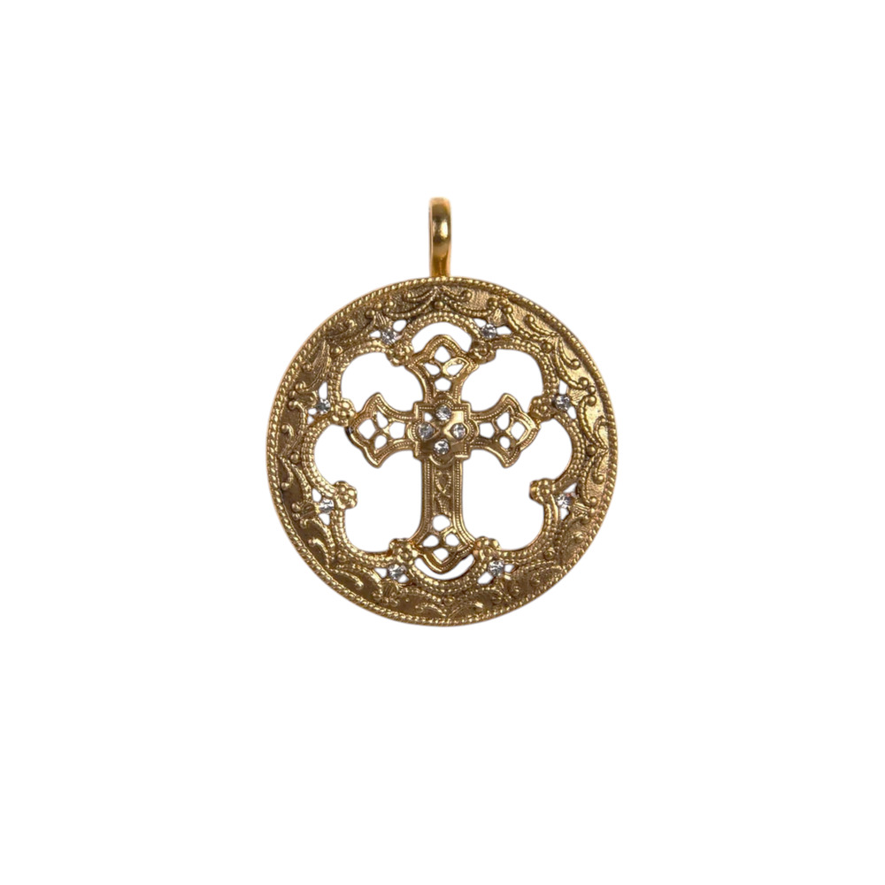 VIRGINS SAINTS & ANGELS VSA Basilica Hope Medallion in Gold